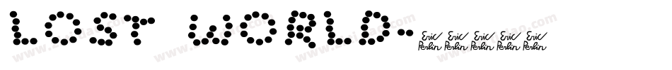 Lost World字体转换